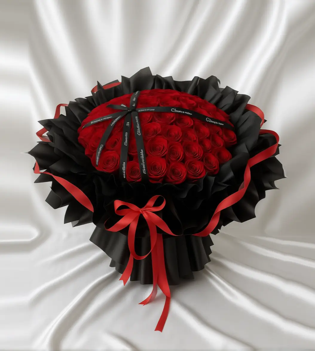 「royal bloom」 eternal 100 rose round bouquet 80cm 「royal bloom」 eternal 100 rose round bouquet 80cm