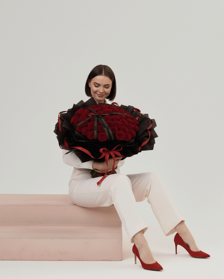 「royal bloom」 eternal 100 rose round bouquet 80cm 「royal bloom」 eternal 100 rose round bouquet 80cm