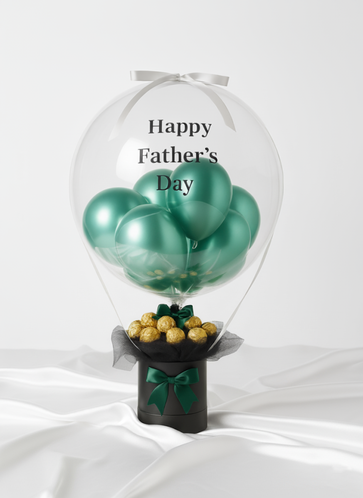 「verdant luxe」 extra large metal green balloon bucket 75cm 「verdant luxe」 extra large metal green balloon bucket 75cm